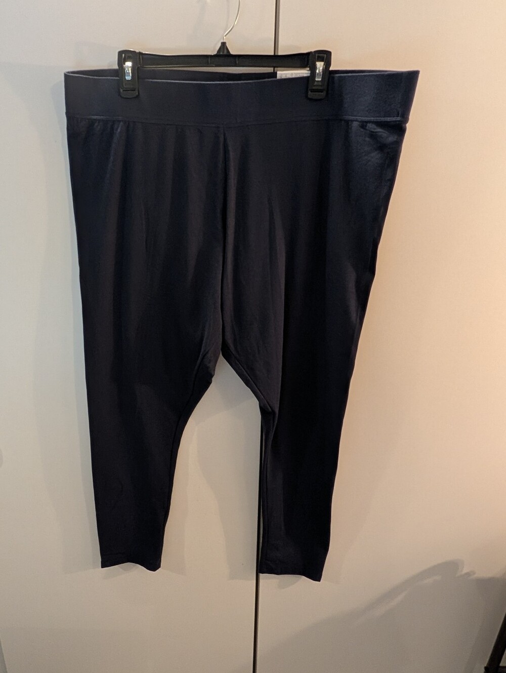 Sonoma Woman's 2X Mid Rise Navy Blue Stretch Leggings NWT